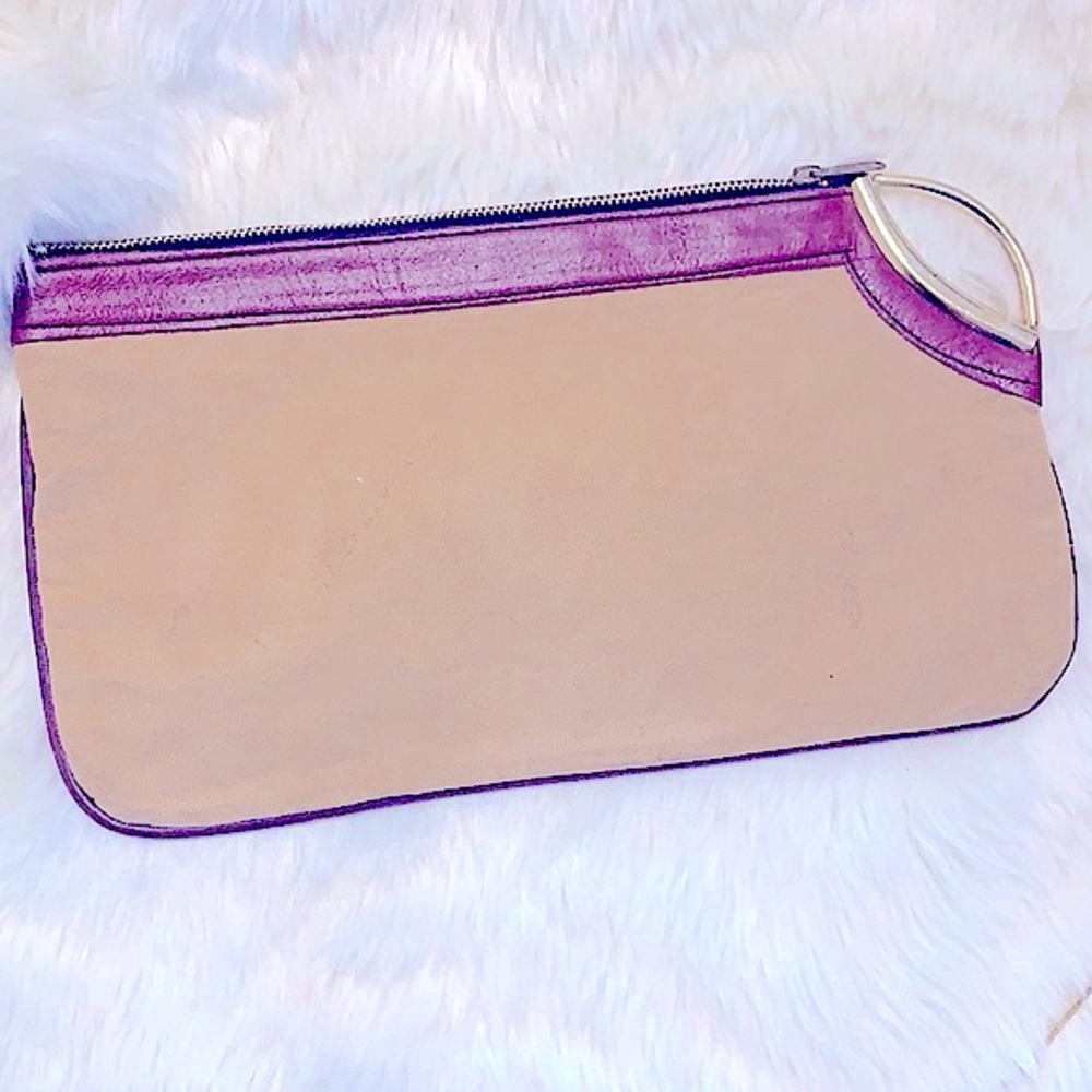 Dona Cartera Tennessee Handbags Tan Brown Leather Purse Wristlet Vintage Clutch - Picture 5 of 12